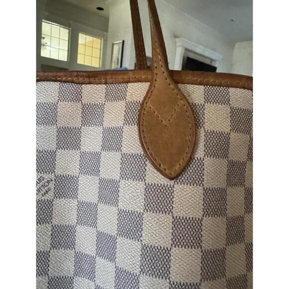 Authentic Louis Vuitton "Neverfull MM Damier Azur", Tote Bag - Picture 6 of 9